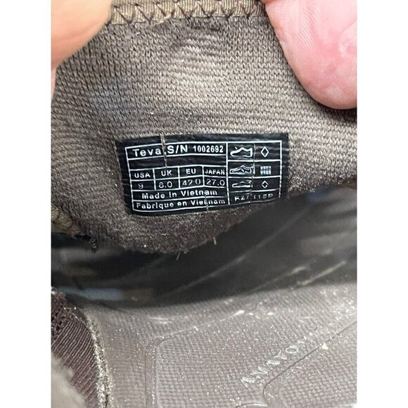 Teva Mens Brown 1002692 Adjustable Sports Slip On Hiking Sandal Size US 9 - Picture 4 of 8